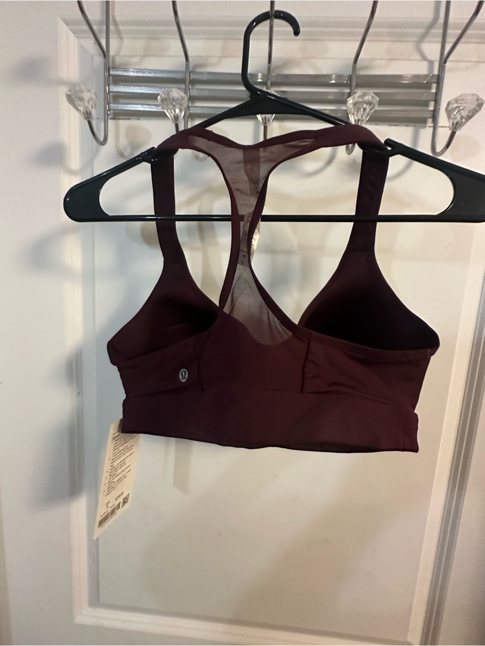 lululemon athletica Racerback Mesh Sports Bra - Burgundy